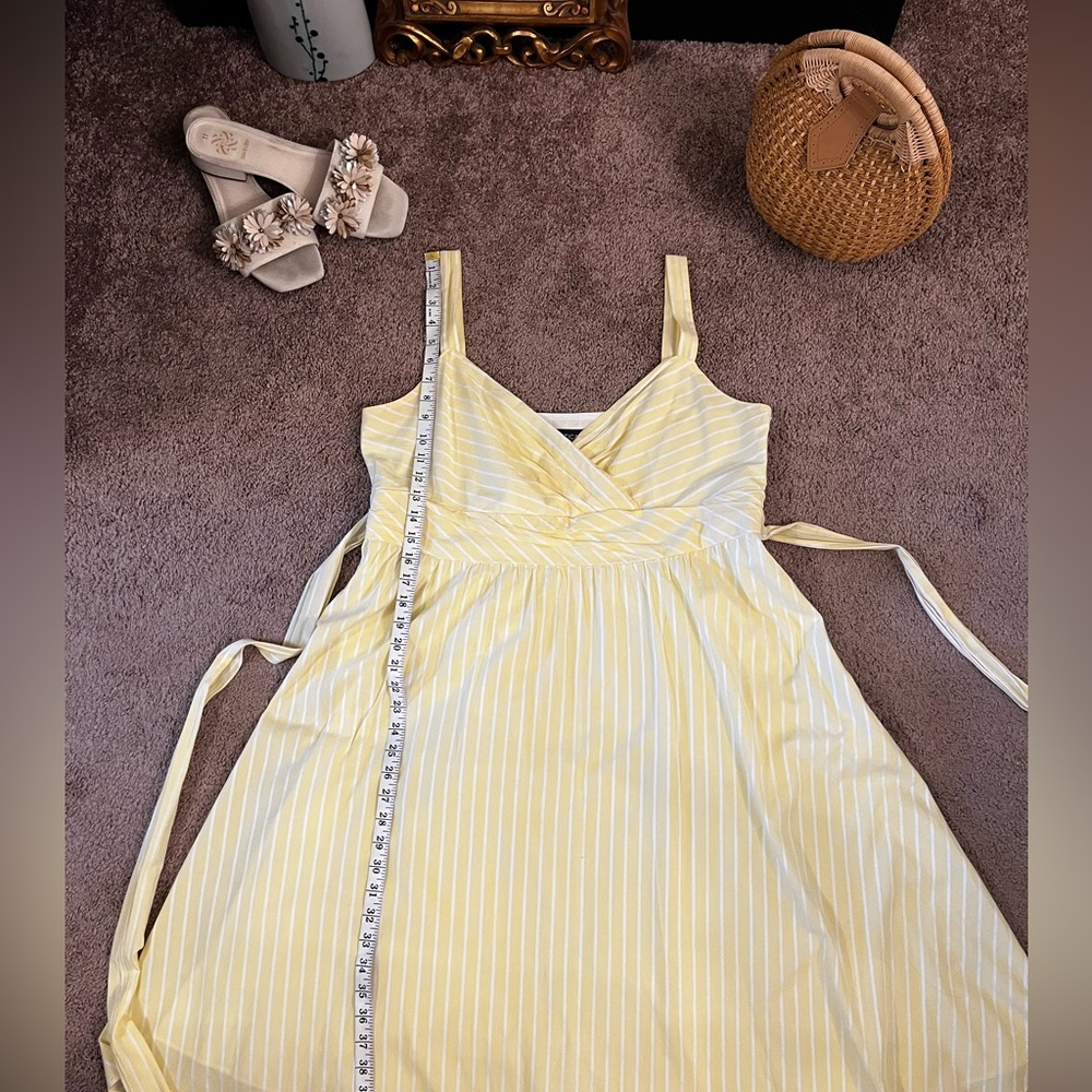 Nautica Yellow Sleeveless V-Neck Sundress